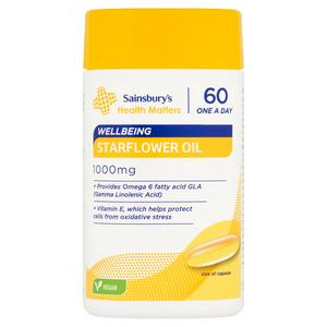 Sainsbury's Health Matters Women's Health Starflower Oil 60 One a Day Capsule 1000mg