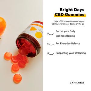 Cannaray Re Live CBD Gummies Regular Strength Orange x30 300mg - Image 3