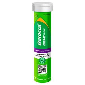Berocca Blackcurrant Flavour Effervescent Tablets x15