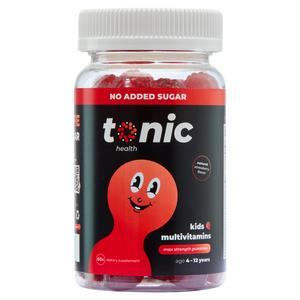 Tonic Health Kids Multivitamins Natural Strawberry Flavour Max Strength Gummies Age 4-12 Years x30