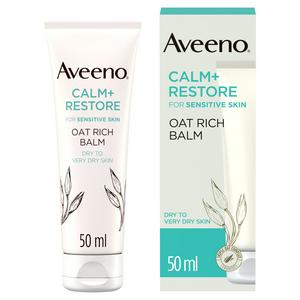Aveeno Face Calm & Restore Ultra Rich Oat Moisturiser for Dry Skin 50ml