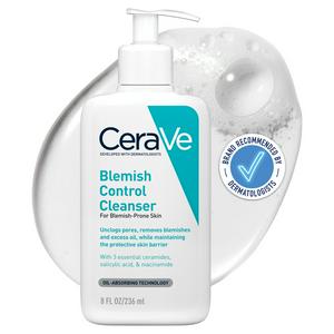 CeraVe Blemish Control Face Cleanser with 2% Salicylic Acid & Niacinamide 236ml