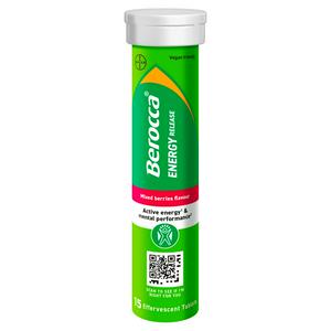 Berocca Mixed Berries Energy Vitamin Tablets x15