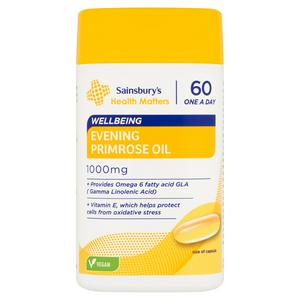 Sainsbury's Evening Primrose Oil 1000mgx60