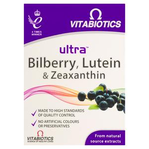 Ultra Bilberry Lutein & Zeaxanthin Tablets x30