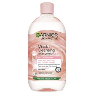 Garnier Micellar Rose Water Facial Cleanser Makeup Remover For Dull Skin 700ml