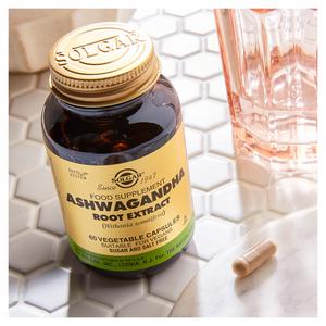 Solgar Food Supplement Ashwagandha Root Extract Vegetable Capsules x60 - Image 3