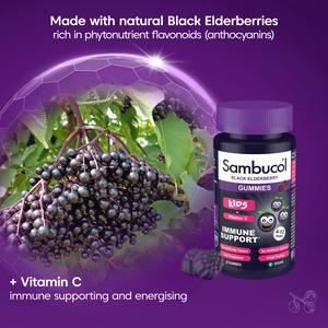 Sambucol Kids Black Elderberry Gummies x30 - Image 3