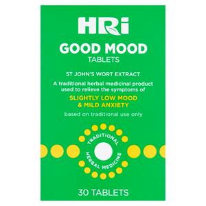 HRI Good Mood Tablets St John's Wort Extract 334mg Tablets x30