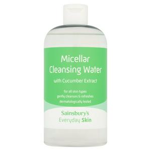 Sainsbury's Everyday Skin Micellar Cleansing Water with Cucumber Extract 500ml