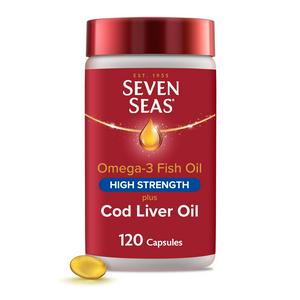 Seven Seas Omega-3 Fish Oil High Strength Plus Cod Liver Oil