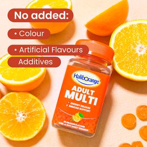 Haliborange Adult Multi Orange Flavour On-a-Day Adult Gummies x30 - Image 3