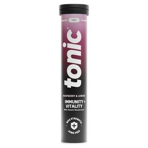 Tonic Daily Immunity Natural Raspberry & Lemon Effervescent Tablets x20