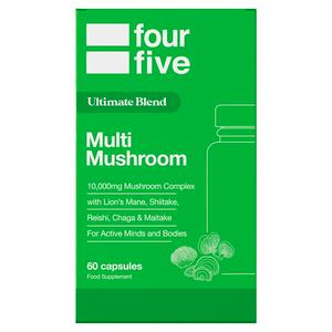 Fourfive Ultimate Blend Multi Mushroom Food Supplement Capsules x60