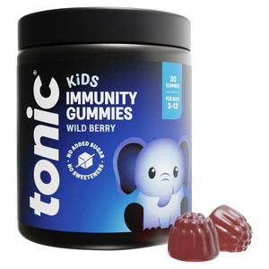 Tonic Health Kids Immunity Max Strength Gummies Natural Wild Berry Flavour Age 4-12 Years x30