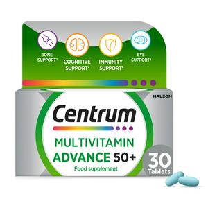 Centrum Advance 50+ Multivitamins & Vitamin Tablets x30