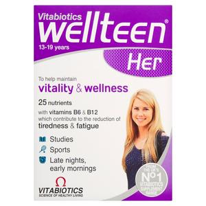 Vitabiotics Wellteen Her, 13-19 Years x30