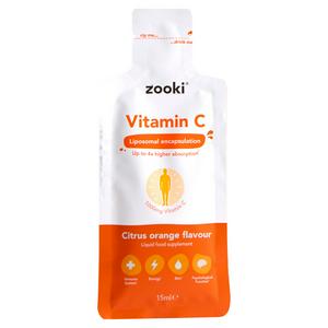 Zooki Vitamin C Citrus Orange Flavour Sachet 15ml