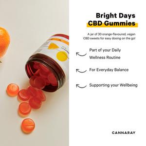 Cannaray Re Live CBD Gummies Orange x30 900mg - Image 2
