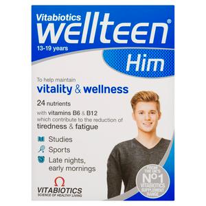 Vitabiotics Wellteen Him, 13-19 Years x30