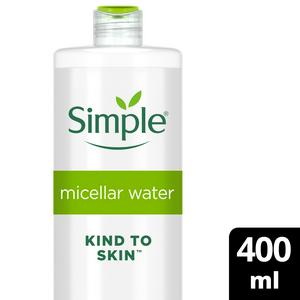 Simple Kind to Skin Instantly Hydrating Micellar Cleansing Water & Make-Up Remover 400ml