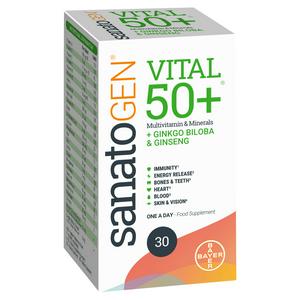 Sanatogen Vital 50+ Multivitamin Tablets x30