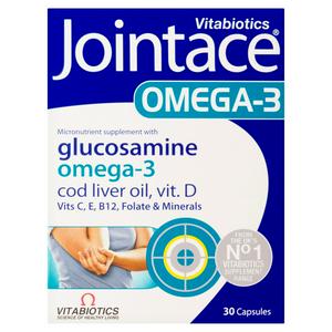 Jointace Omega 3, Cod Liver Oil & Glucosamine x30
