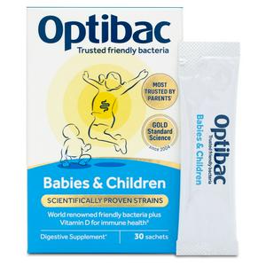 Optibac Babies & Children Digestive Supplement 0-12 Years Sachets 30x1.5g