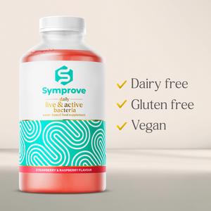 Symprove Strawberry & Raspberry Flavour Water Based Food Supplement 500ml - Image 3