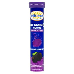 Haliborange Effervescent Vitamin C, Blackcurrant Flavour x20
