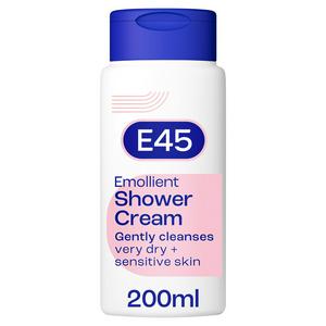 E45 Shower Cream For Dry & Sensitive Skin 200ml