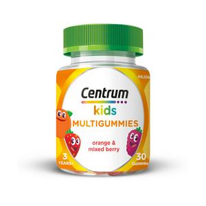 Centrum Kids Gummy Multivitamins Orange & Mixed Berry x30