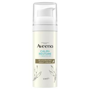 Aveeno Face Calm & Restore Night Face Cream Moisturiser 50ml