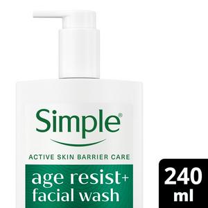 Simple Facial Cleanser Age Resist+ 240ml