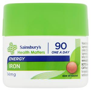 Sainsbury's Iron Tablet 14mg