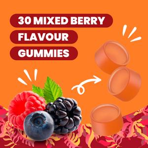 Haliborange Iron+ Energy Support One a Day Mixed Berry Flavour Gummies x30 - Image 3