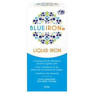 Blue Iron Liquid Food Supplement with Added Vitamins 250ml