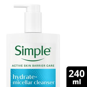 Simple Micellar Facial Cleanser Hydrate+ 240ml