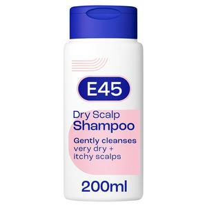 E45 Dry Scalp Shampoo, for Dry, Itchy Scalp & Dandruff 200ml