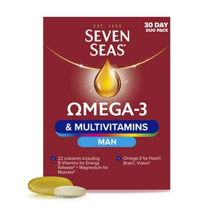 Seven Seas Omega 3 & Multivitamins Man 30 Day Duo Pack