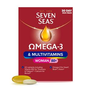 Seven Seas Omega 3 & Multivitamins Woman 50+ 30 Day Duo Pack