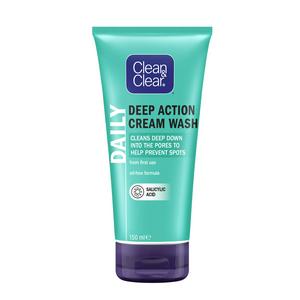 Clean & Clear Deep Action Cream Wash Face Wash 150ml
