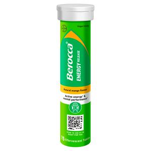 Berocca Mango Energy Vitamin Tablets x15