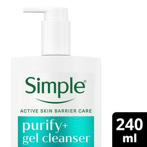 Simple Gel Facial Cleanser Purify+ 240ml