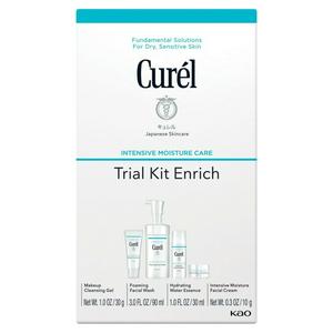 Curél Enrich Trial & Travel Kit 2 Week Skincare Routine for Dry Sensitive Skin
