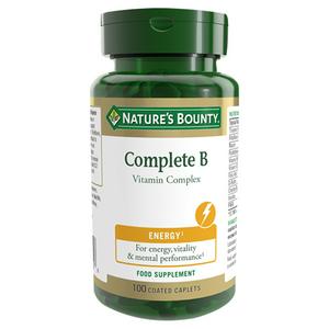 Nature's Bounty Complete B Vitamin Complex Coated Caplets x100